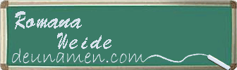 Romana Weide Visitenkarte